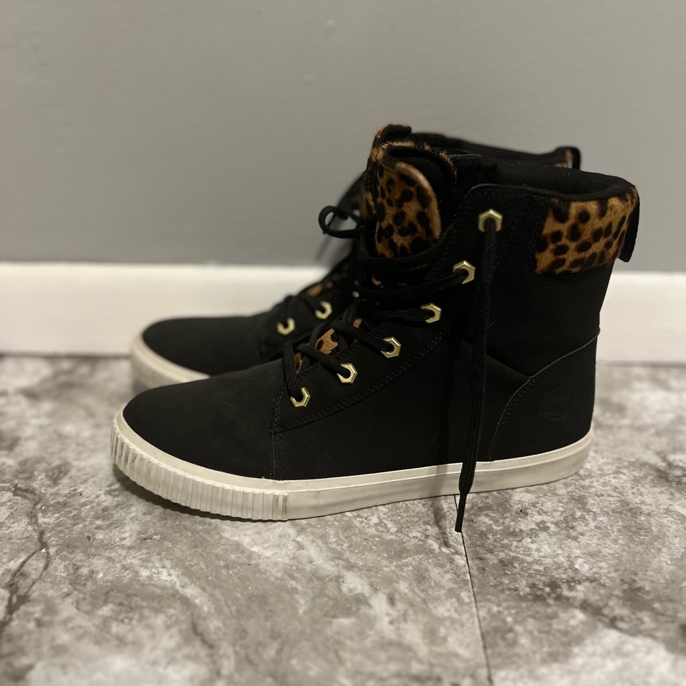 Timberland Skyla Bay 6 inch cheetah print boot - Picture 2 of 4